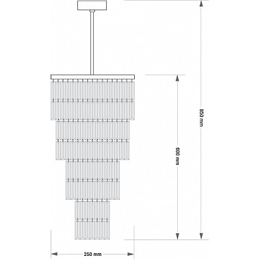Потолочная люстра Ellini ELL-ZW-10(Z)250/II