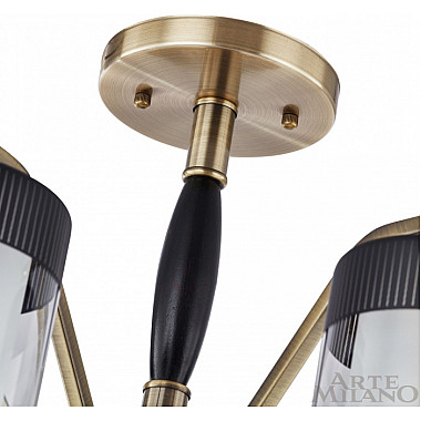 Потолочная люстра Napoli-2646 332646/5 AB+BK