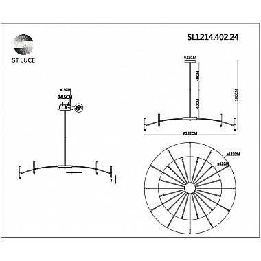 Потолочная люстра Spidey SL1214.402.24