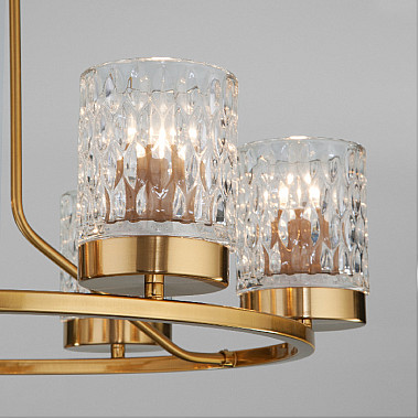 Потолочная люстра Calle 60127/6 латунь