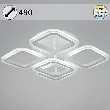 Потолочная люстра 05104-0.3-4+1 WH