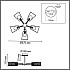 Потолочная люстра Irma 8246/5C