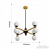 Потолочная люстра 271580/8 BK/GD