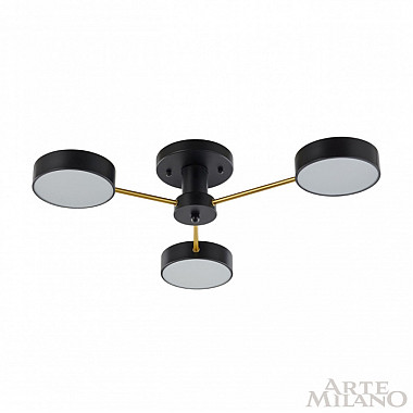 Потолочная люстра Ferrara 252006/3 Bk/Bk