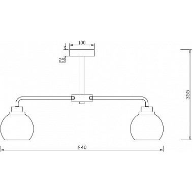 Потолочная люстра Neptune FR5176PL-05BS