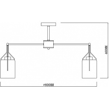 Потолочная люстра Divita 688/8P