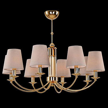 Подвесная люстра Crystal Lux Camila SP8 Gold