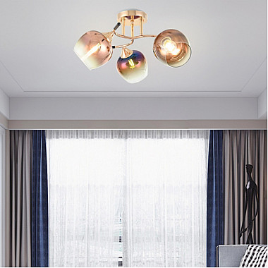 Потолочная люстра AMALFI-324985 324985/3 FG+BK