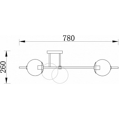 Потолочная люстра Damask FR5205PL-06BS
