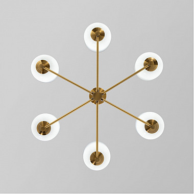 Потолочная люстра Loona 60161/6 латунь