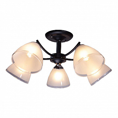 Потолочная люстра IMEX MD.1092-5-S BK+CH