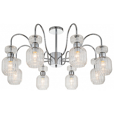 Потолочная люстра Gloss 1141/8PL Chrome/Clear