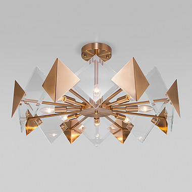 Потолочная люстра Origami 60121/8 латунь