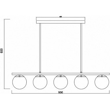 Потолочная люстра Zing FR5199PL-05B