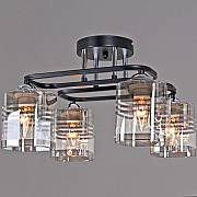 Потолочная люстра 70209-0.3-04 BK+CR