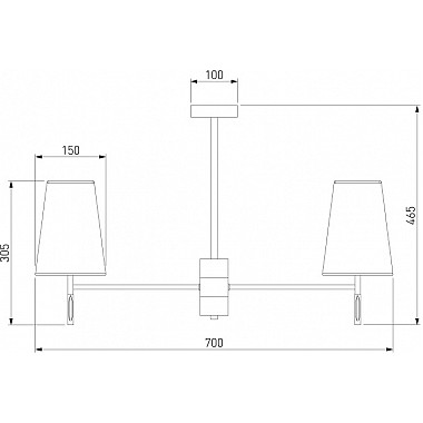 Потолочная люстра Milazzo 60137/6 хром