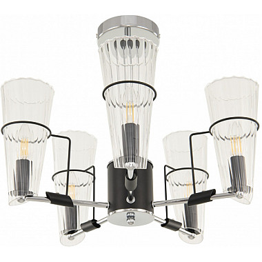 Потолочная люстра Napoli-328107 328107/5 CR.BK