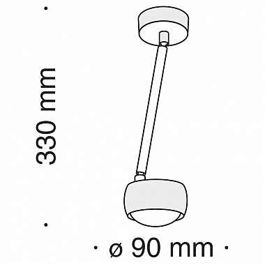 Спот Lens MOD072CL-L8B3K