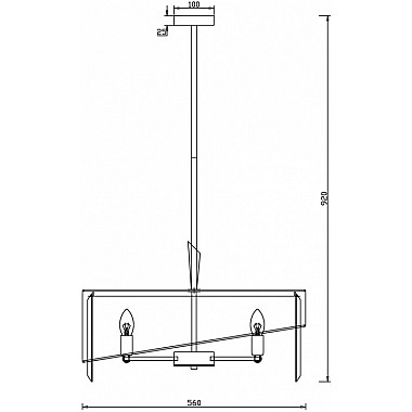 Потолочная люстра Eclipse FR5170PL-08N
