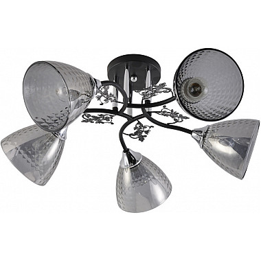 Потолочная люстра 01525-0.3-05 BK+CR