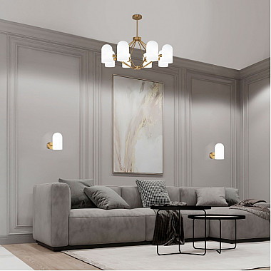 Потолочная люстра Bambola 60157/8 латунь