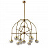 Подвесная люстра Crystal Lux Truena SP-PL6+3+1 Bronze