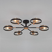 Потолочная люстра Gallo 70121/6 черный Smart