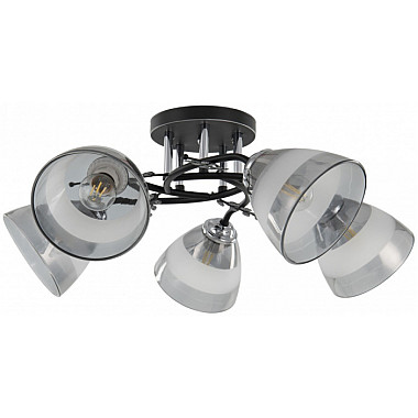 Потолочная люстра AMALFI-327685 327685/5A BK+CR