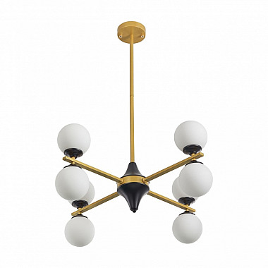 Потолочная люстра 271580/8 BK/GD