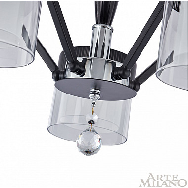 Потолочная люстра Napoli-2646 332646/5 CR+BK