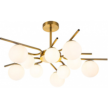 Потолочная люстра Sphere 642/10P Brass