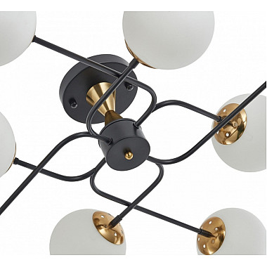 Потолочная люстра Neapolis-76808 276808/8 BK/GD