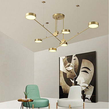 Потолочная люстра TECHNUM-LED-GOLD01