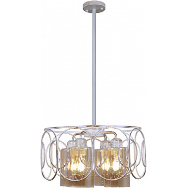 Подвесная люстра 03883-0.4-04 WH+GD