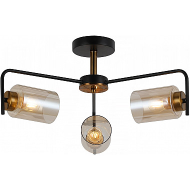 Потолочная люстра IL8248-3COU-79 BK GD