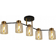 Потолочная люстра IL6111-5COU-79 BK GD