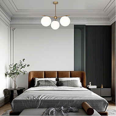 Потолочная люстра Marbella 60147/3 латунь