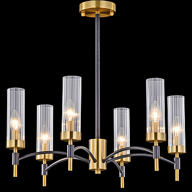 Потолочная люстра IL5177-6PLS-29 BRASS TUBO