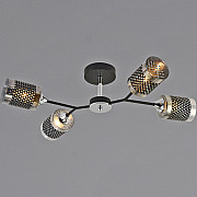 Потолочная люстра 01405-3.3-04B BK+CR