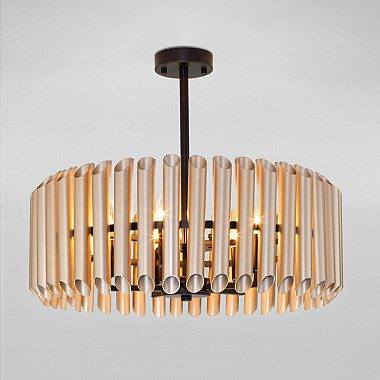 Потолочная люстра Castellie 361/5 латунь / черный