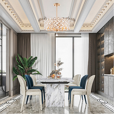 Потолочная люстра Sorrento-7019 377019/6/300/470 GD