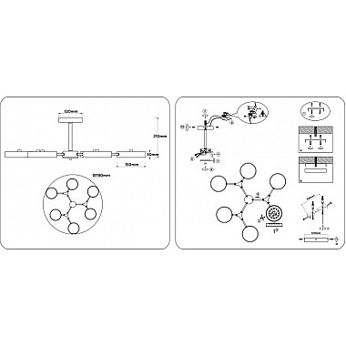 Потолочная люстра COMFORT FL516334