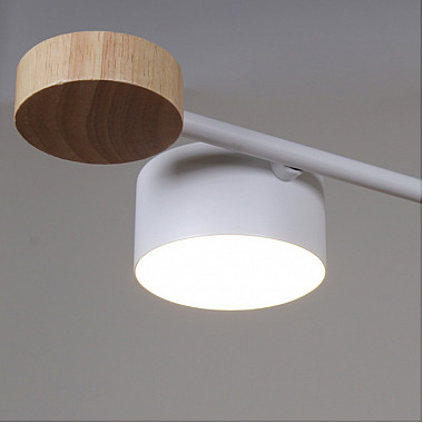 Потолочная люстра 03751-0.3-10 WT+WOOD GX53