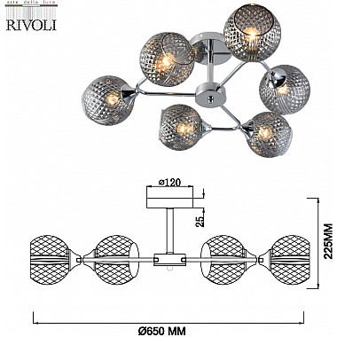Потолочная люстра Haley 3137-306