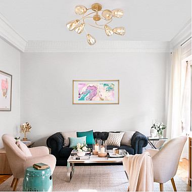 Потолочная люстра Noemi 30168/8 матовое золото