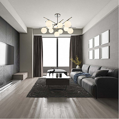 Потолочная люстра Sphere 642/10P Silver