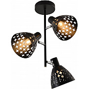 Потолочная люстра 01554-3.3-03B BK+CR