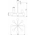 Потолочная люстра Loona 60161/8 латунь