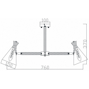 Потолочная люстра Rise FR5169PL-05W
