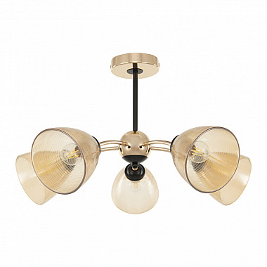 Потолочная люстра Napoli-329007 329007/5 GD.BK